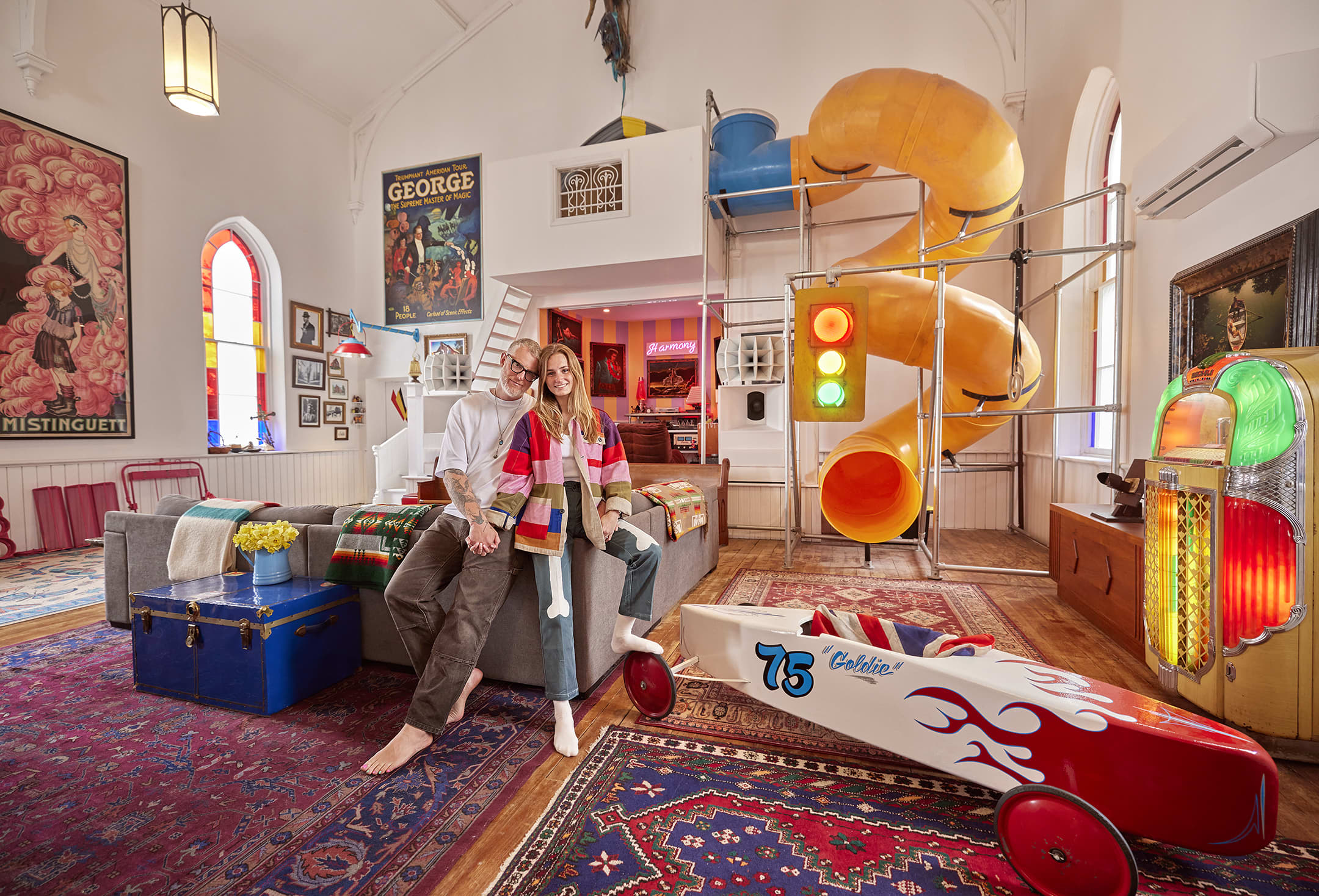 Ontario Church House With Trampoline and Slide - Home Tour and